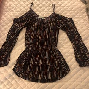 Veronica M Cold Shoulder Top . Stretchy soft